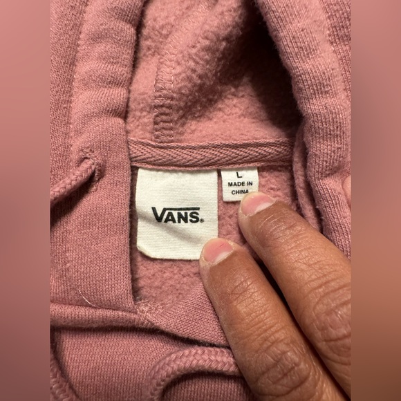 Vans Aura Crop Hoodie Women's SZ Large Blush Pink - Picture 4 of 6